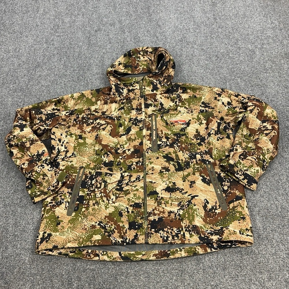 Sitka Thunderhead Jacket Mens 3XL Subalpine Camo Gore-Tex Waterproof Hunting